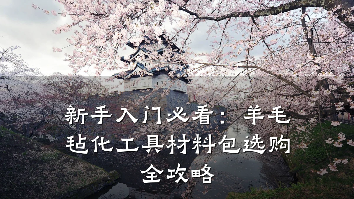 新手入门必看:羊毛毡化工具材料包选购全攻略