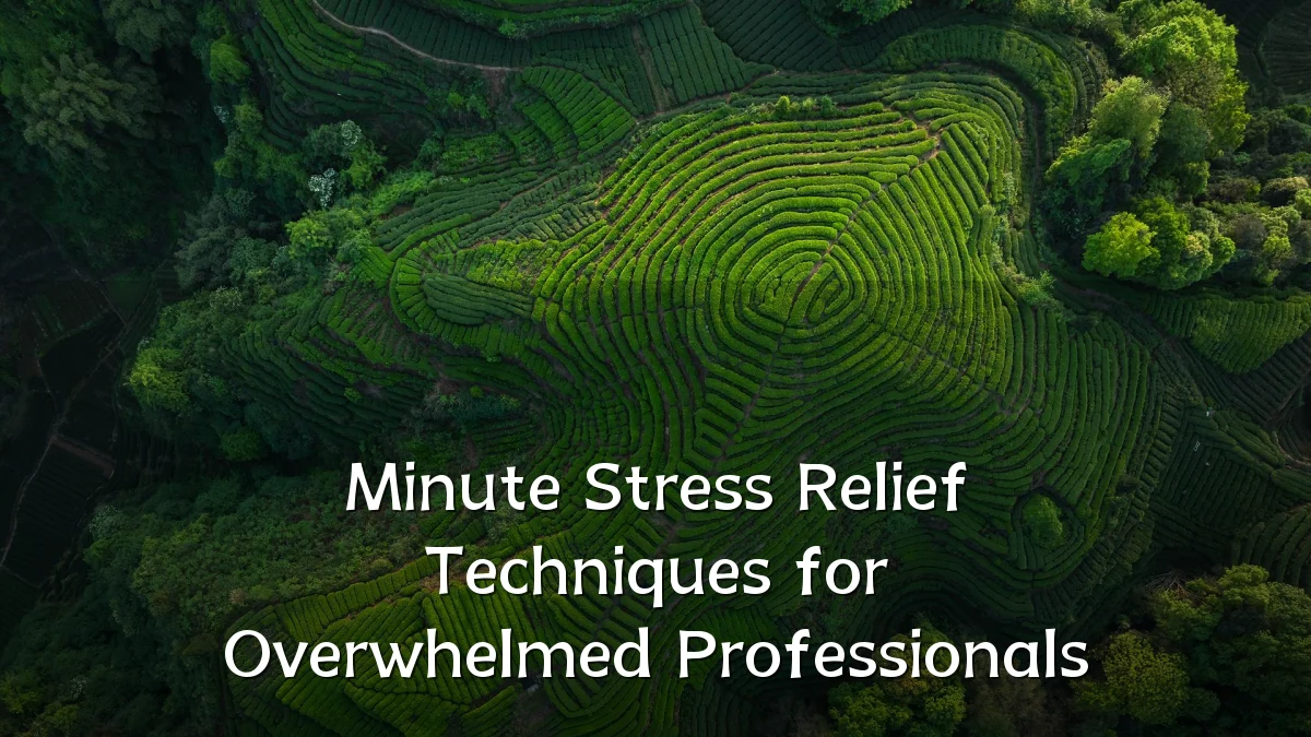 Minute Stress Relief Techniques for Overwhelmed Professionals