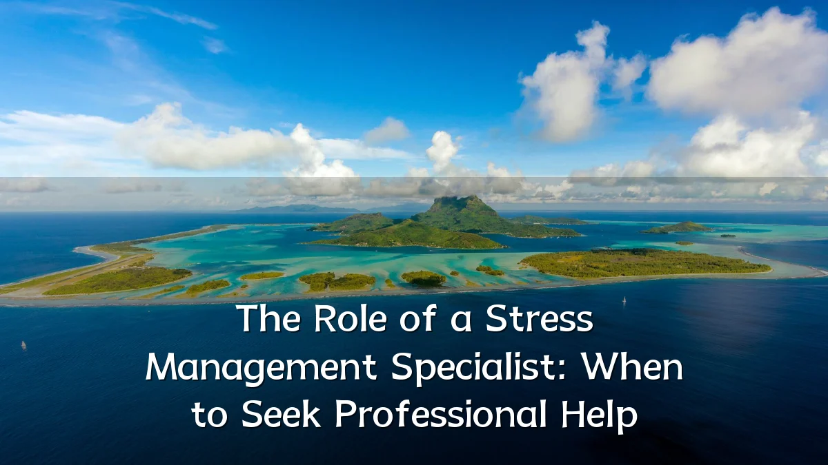 The Role of a Stress Management Specialist: When to Seek Professional Help
