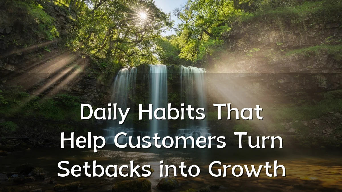 Daily Habits That Help Customers Turn Setbacks into Growth
