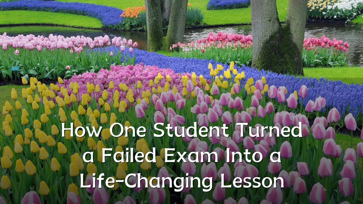 How One Student Turned a Failed Exam Into a Life-Changing Lesson