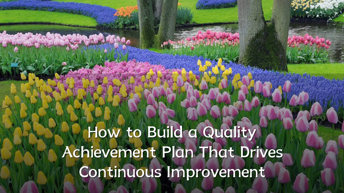 How to Build a Quality Achievement Plan That Drives Continuous Improvement