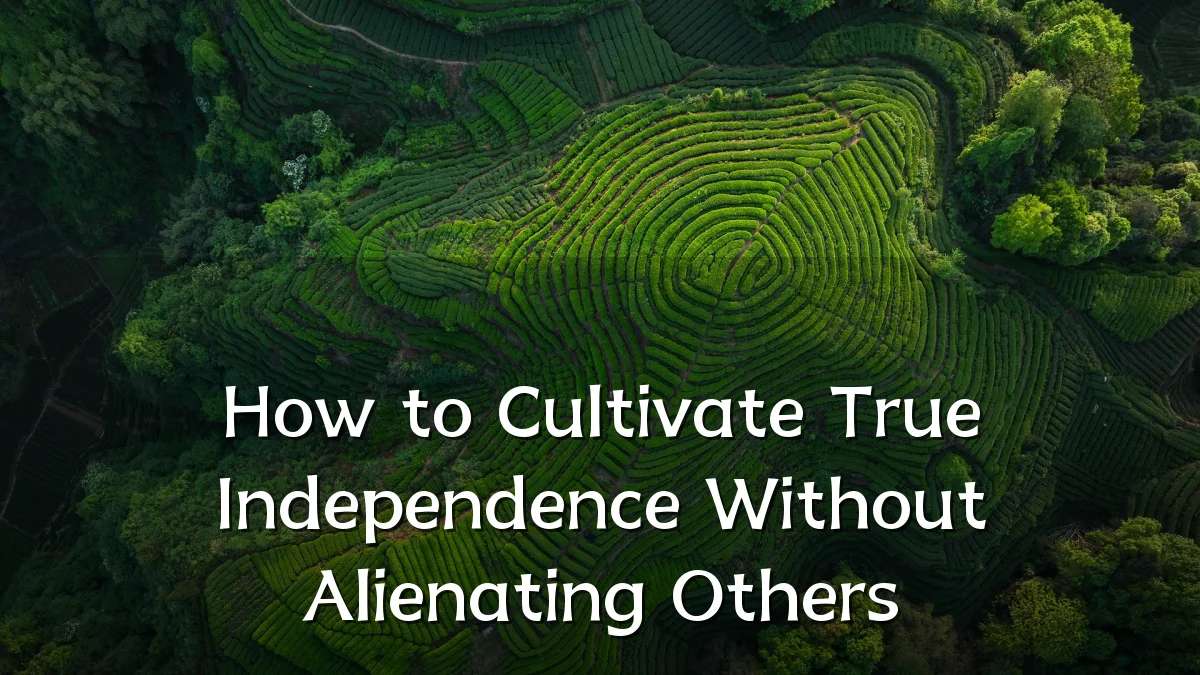 How to Cultivate True Independence Without Alienating Others