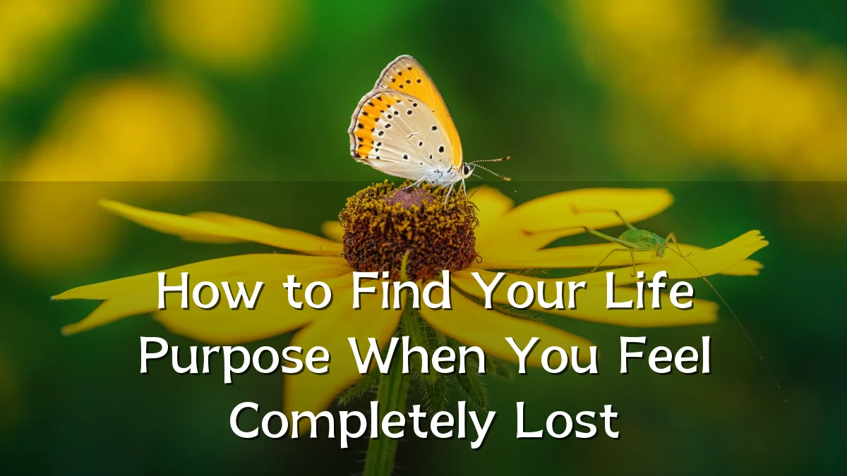 How to Find Your Life Purpose When You Feel Completely Lost