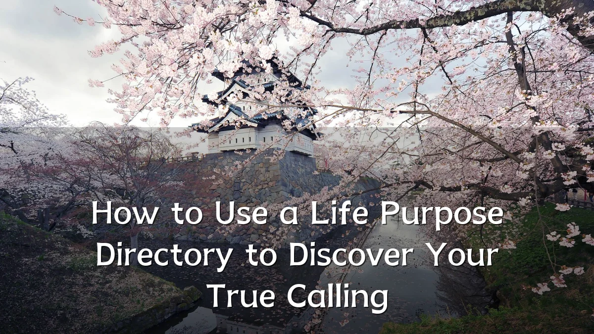 How to Use a Life Purpose Directory to Discover Your True Calling