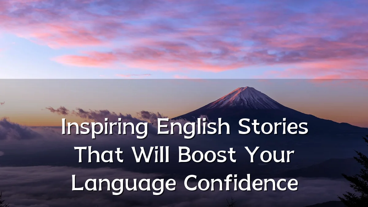 Inspiring English Stories That Will Boost Your Language Confidence