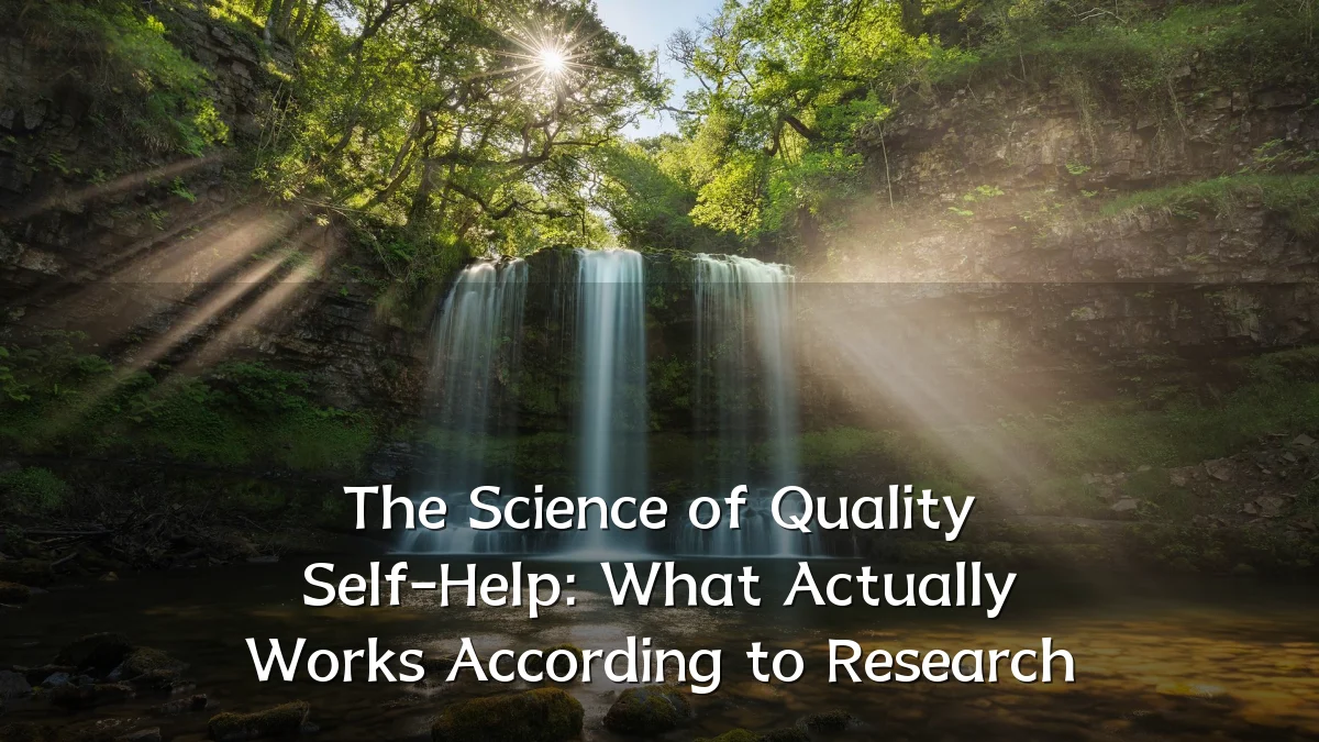 The Science of Quality Self-Help: What Actually Works According to Research