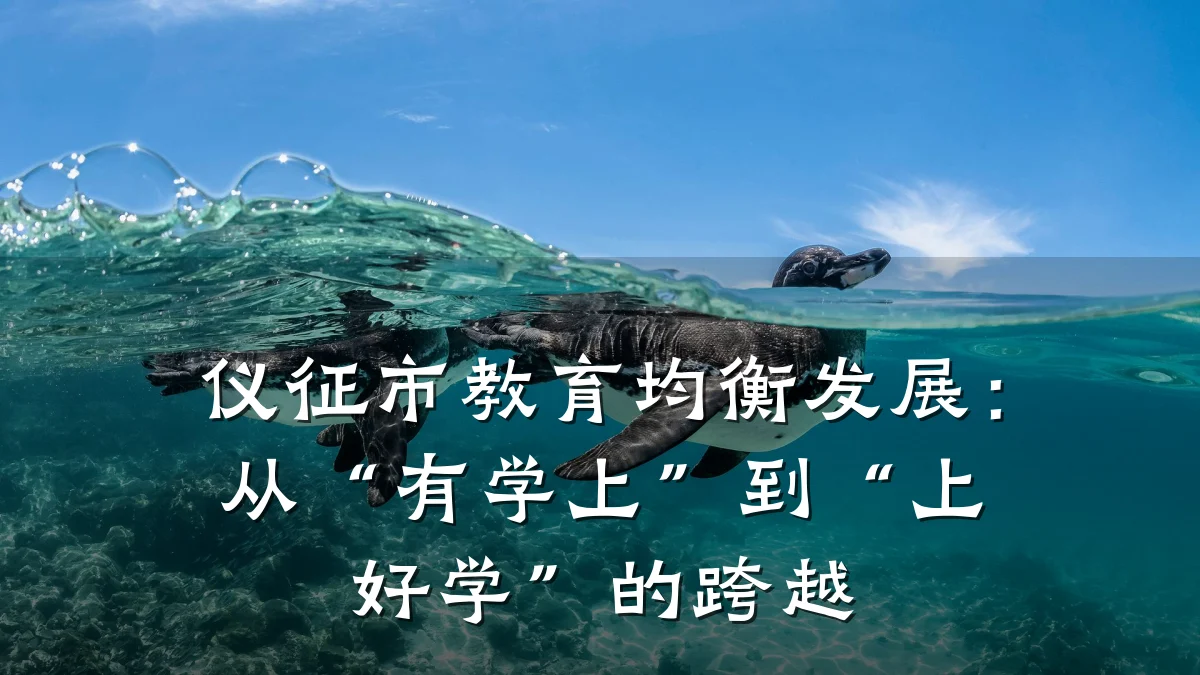 仪征市教育均衡发展：从“有学上”到“上好学”的跨越