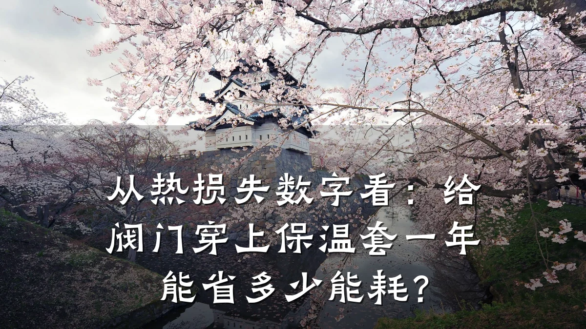 从热损失数字看:给阀门穿上保温套一年能省多少能耗?
